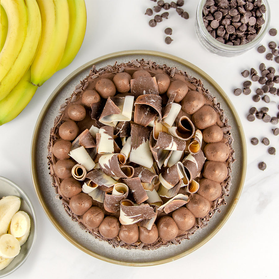 Gâteau aux bananes et chocolat