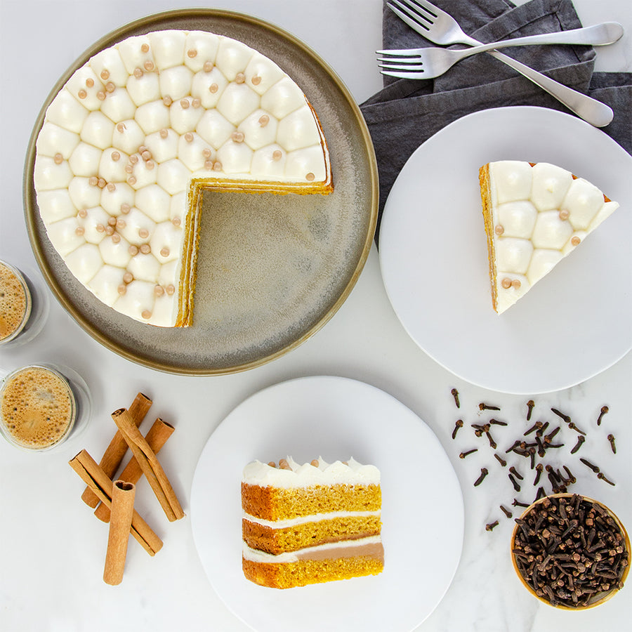 Gâteau à la citrouille, cassonade et épices