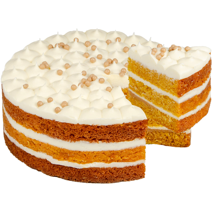 Gâteau à la citrouille, cassonade et épices