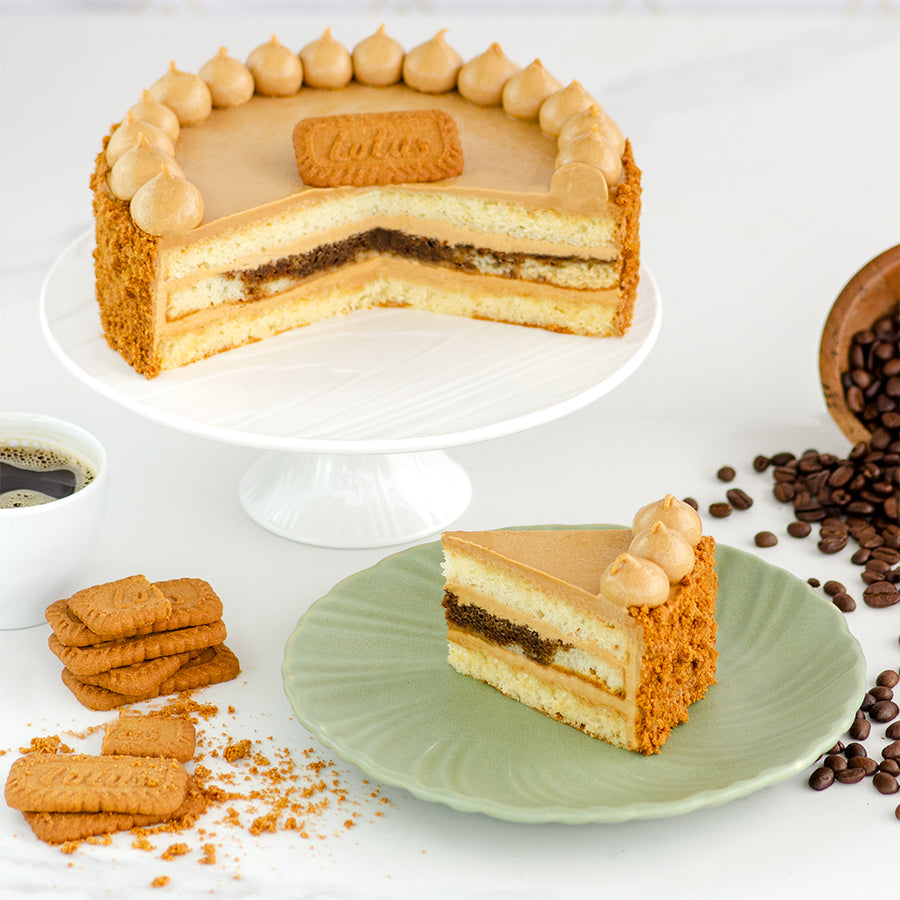 Gâteau au beurre de biscuit Biscoffee