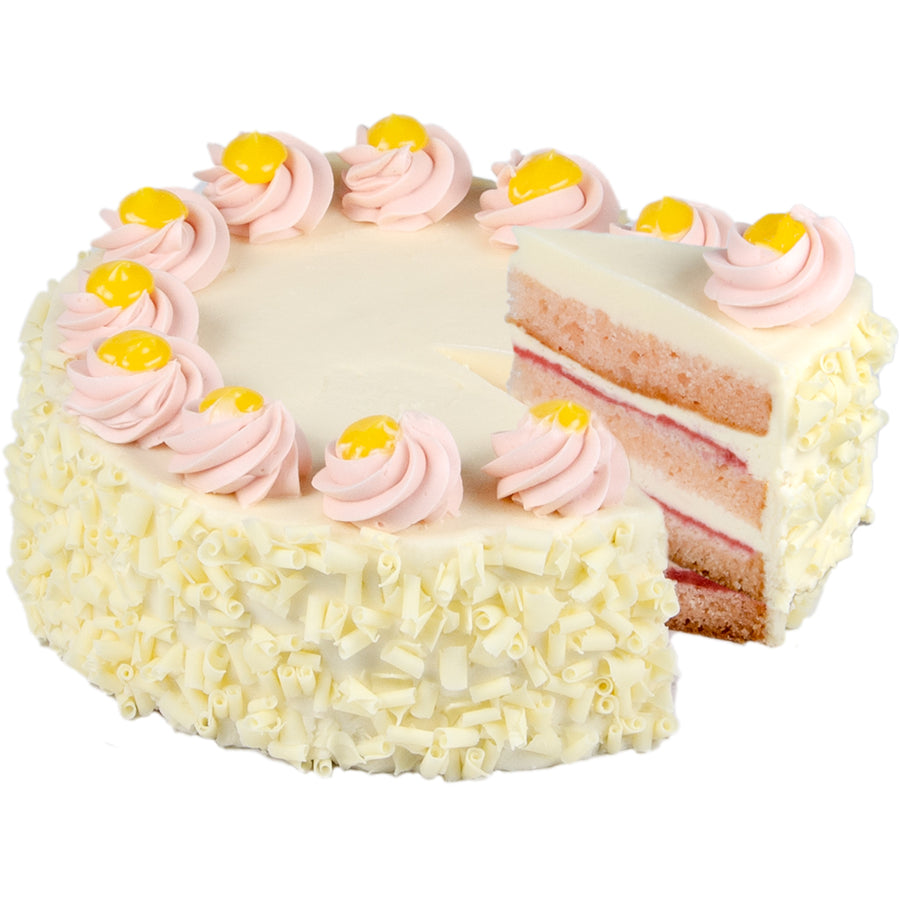 Strawberry Lemon Velvet Cake